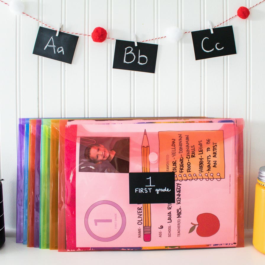 How to Organize Your Kids' School Papers - Organize by Dreams