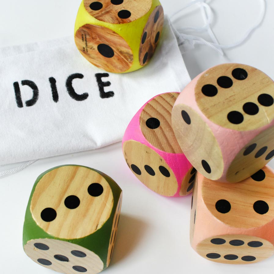 Outdoor DIY Dice Game