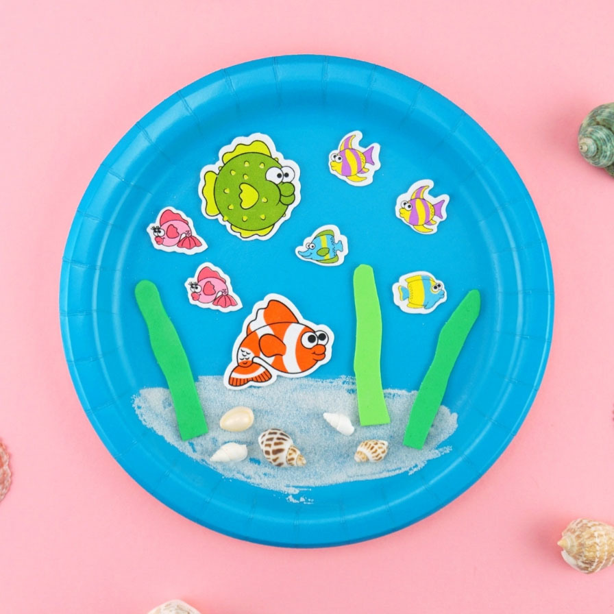 Paper Plate Ocean Craft Fun365