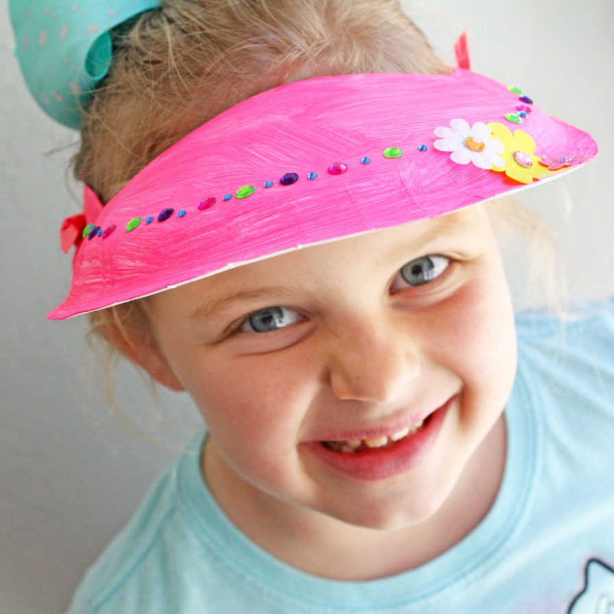 Paper Plate Visor Craft