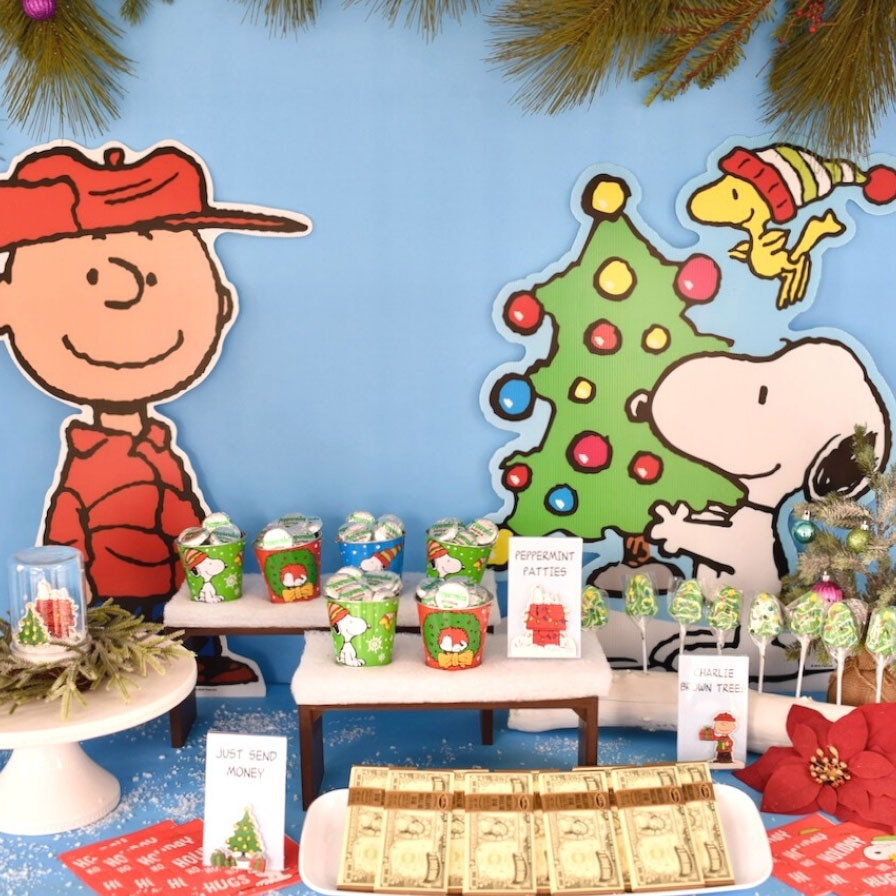 Peanuts Themed Food Bar 