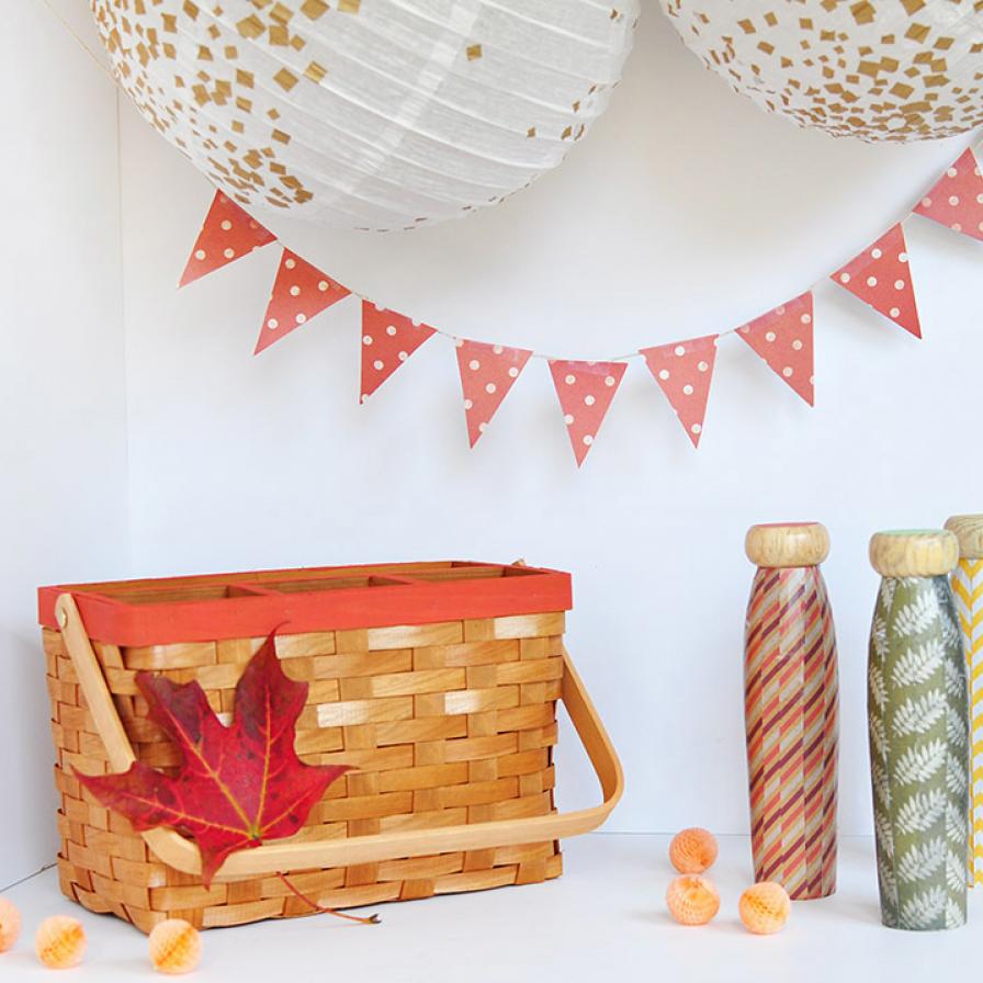 Perfect Fall Milk Bottle Toss Game