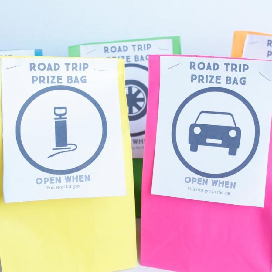 Road Trip Prize Bags