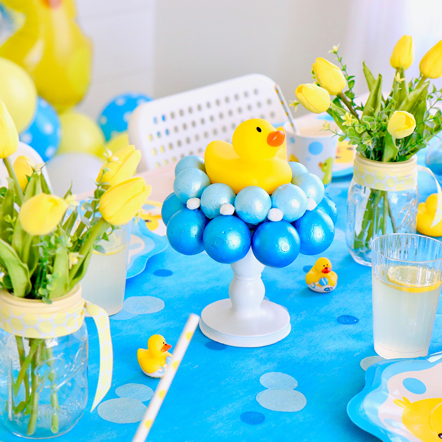 Yellow Ducky Baby Shower Centerpieces
