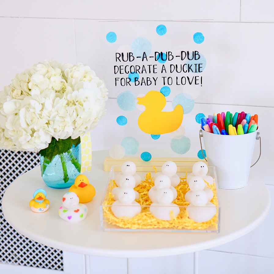 Rubber Duck Decorating Station