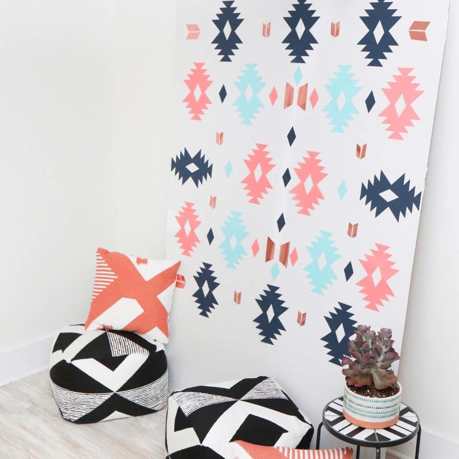 DIY Southwestern Style Wedding Backdrop