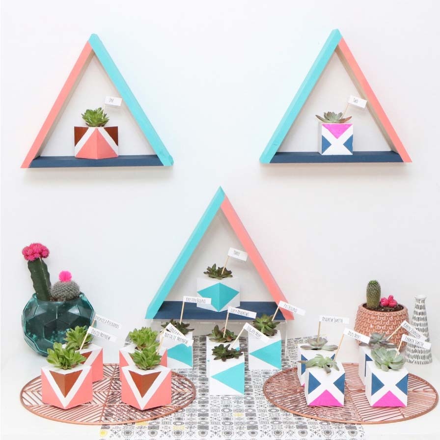 DIY Succulent Seating Chart