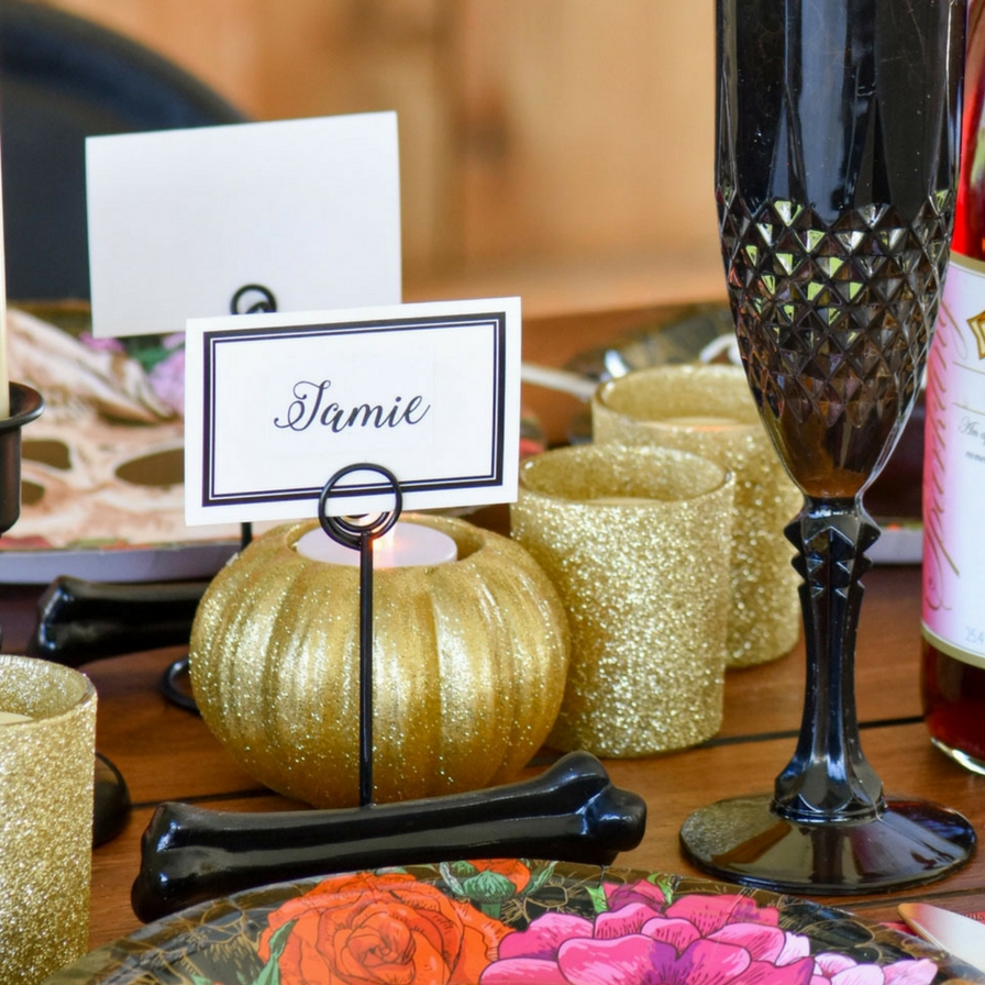 DIY Skeleton Bone Place Card Holders | Fun365