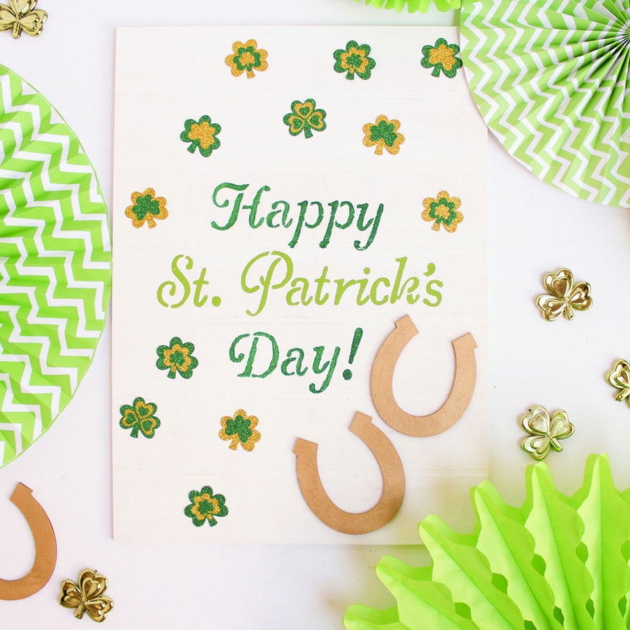 Happy St. Patrick's Day Wood Sign