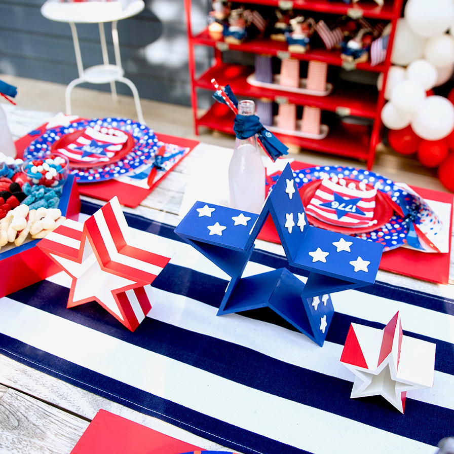 Star Spangled Table Centerpiece