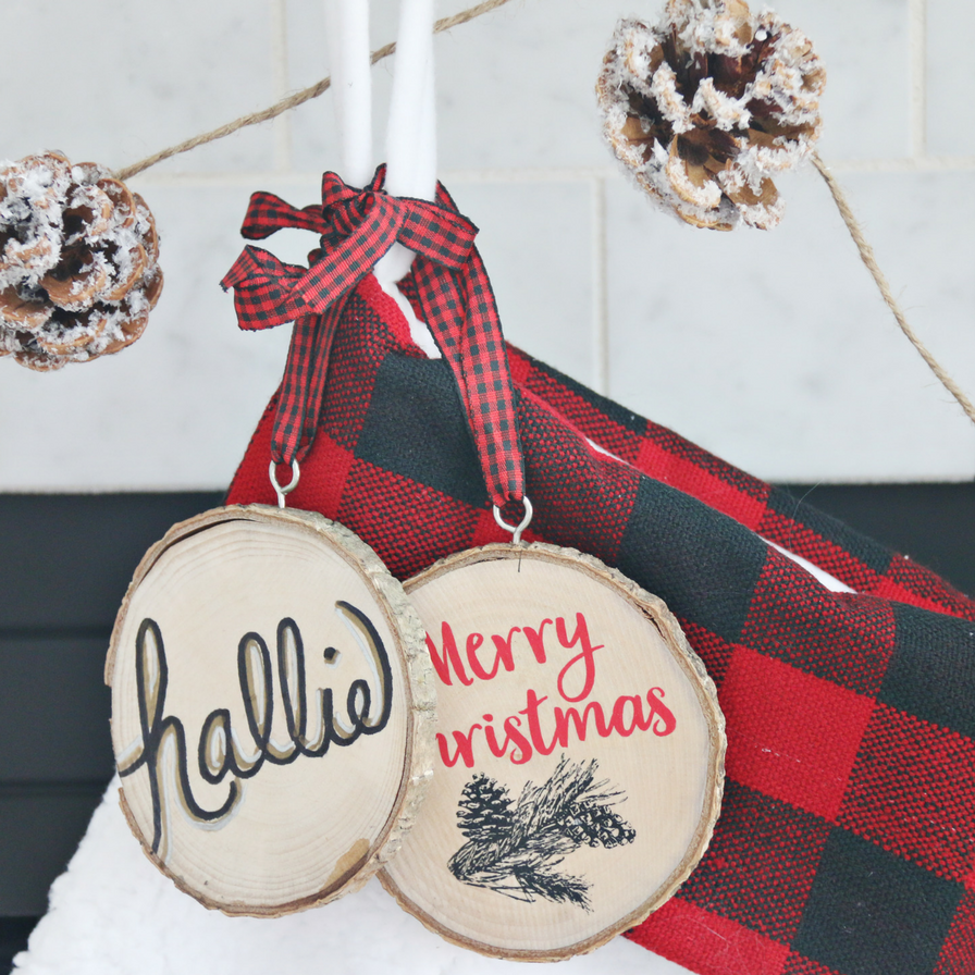 Rustic Stocking Tags