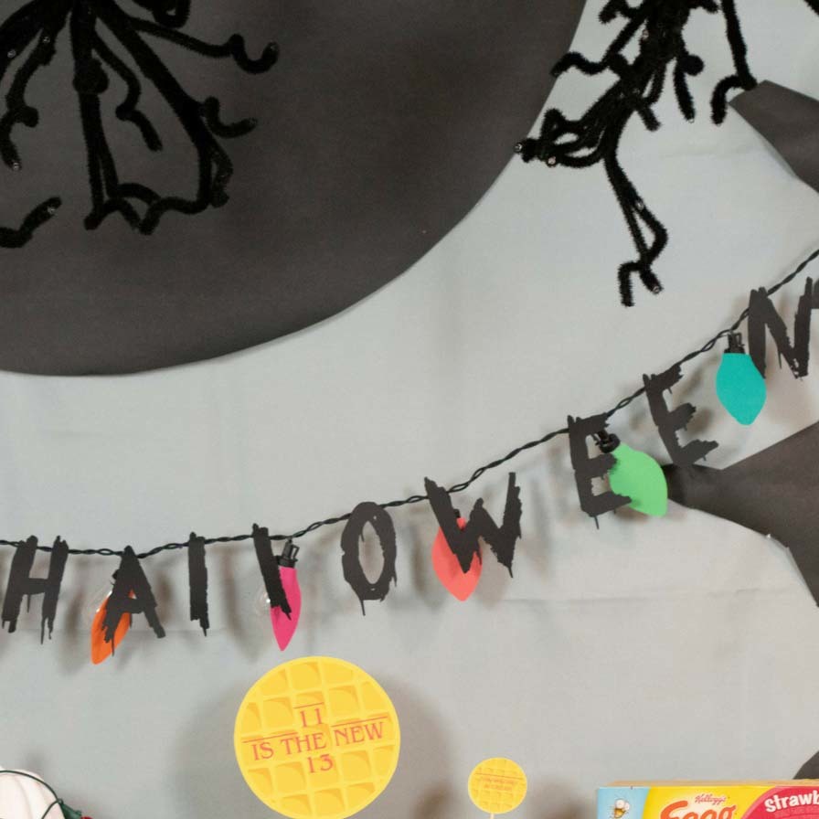 Stranger Things Halloween Banner