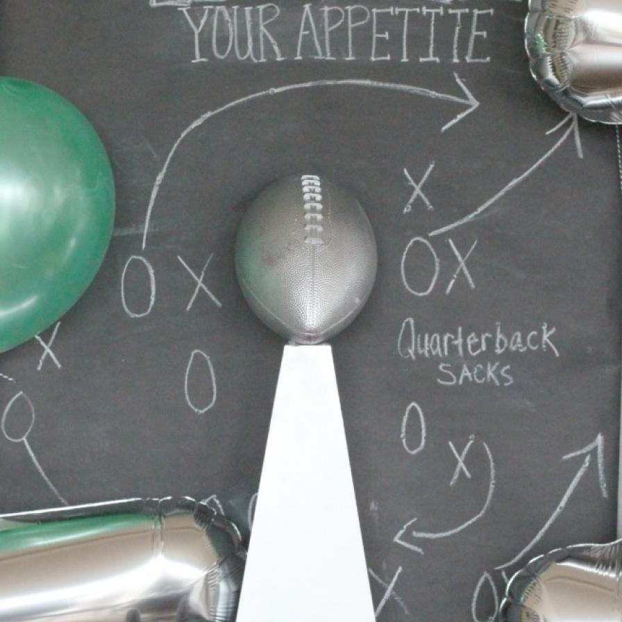 Super Bowl Trophy DIY - Effortless Girl