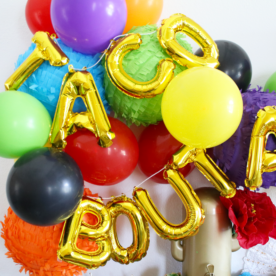 DIY Fiesta Baby Shower Backdrop