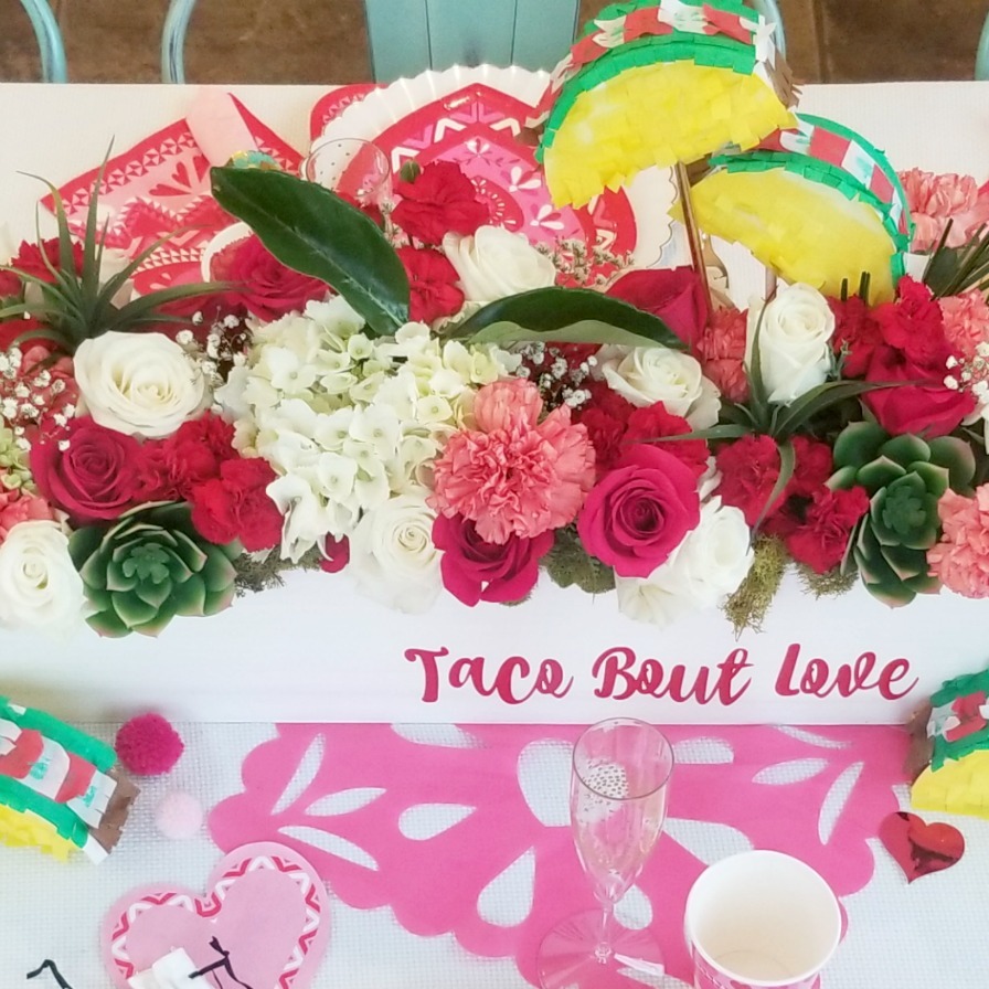 Taco Bout Love Floral Centerpiece