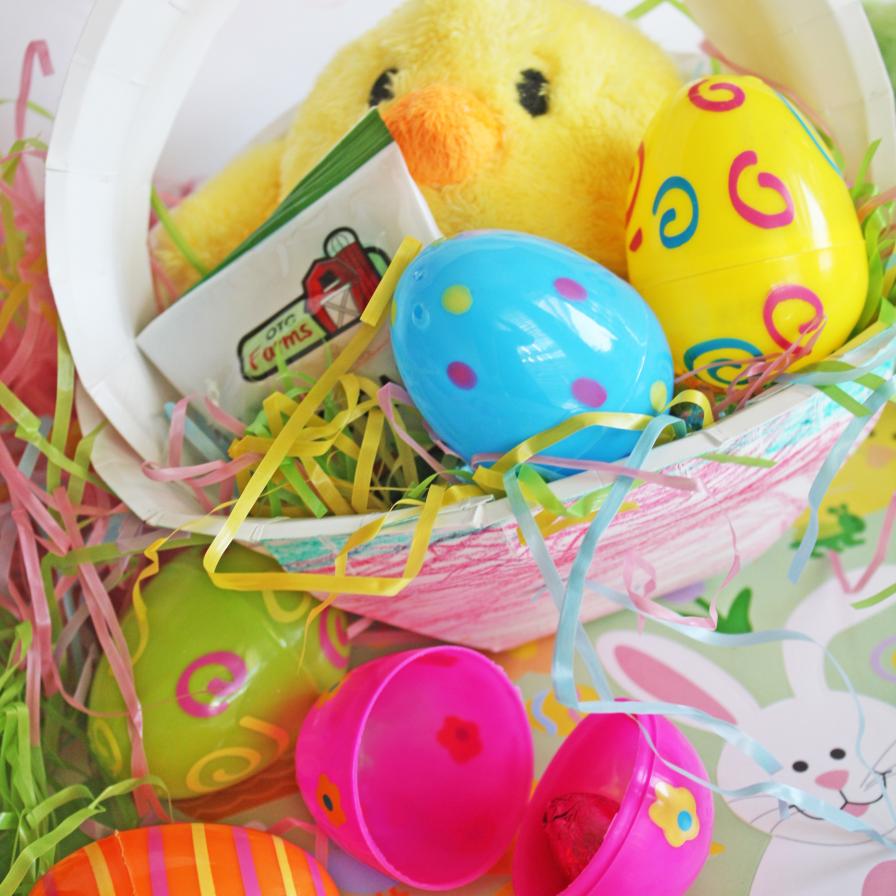 Toddler Time! Paper Plate Easter Baskets