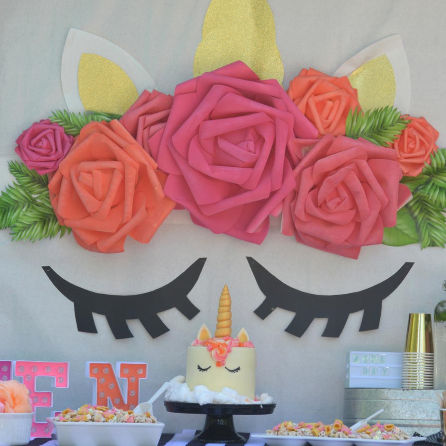 Unicorn Party Backdrop