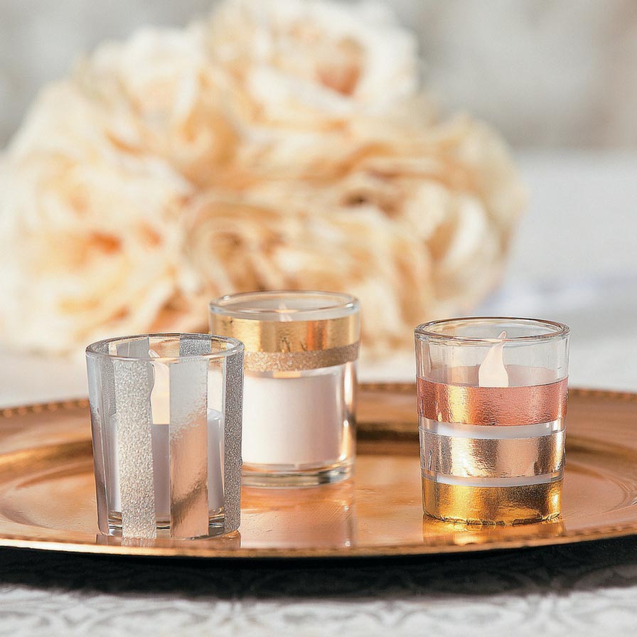 Washi Tape Votive Holder Idea