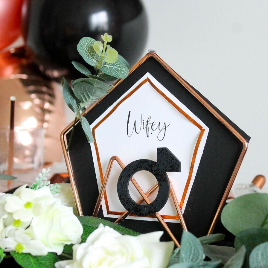 Wifey For Lifey Bridal Shower Centerpiece