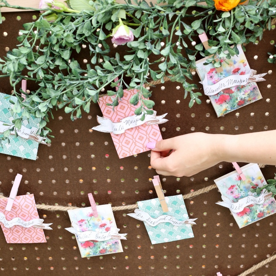 DIY Wildflower Seating Chart 