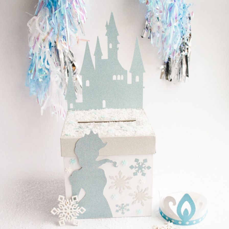 DIY Winter Princess Valentine Card Box