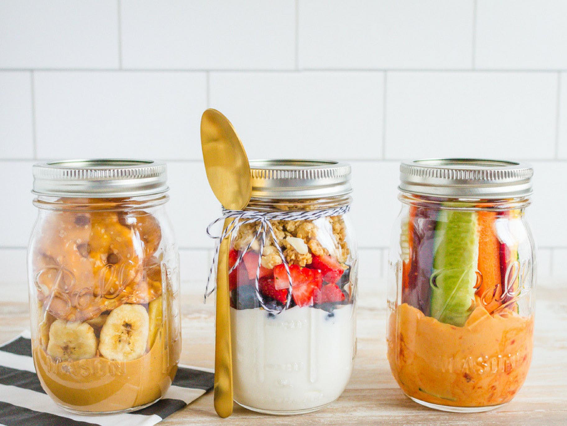 4 Healthy Grab-and-Go Snack Jars