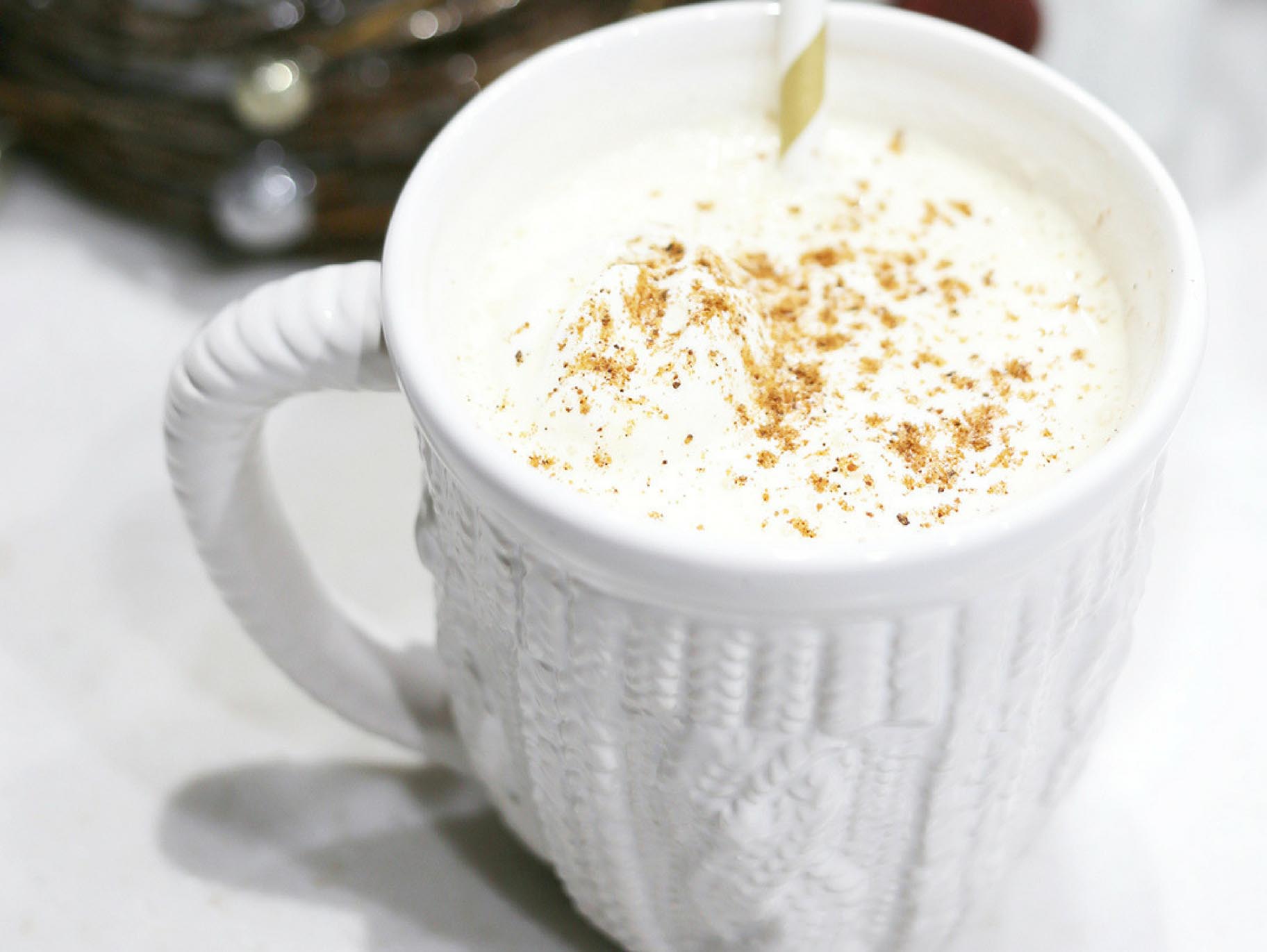 Eggnog Rum Chata Cocktail