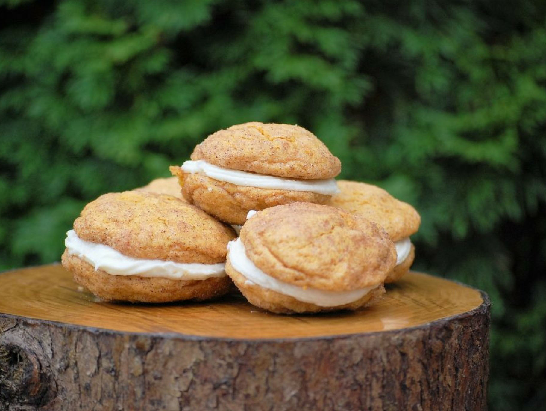 Pumpkin Snickerdoodle Whoopie Pies