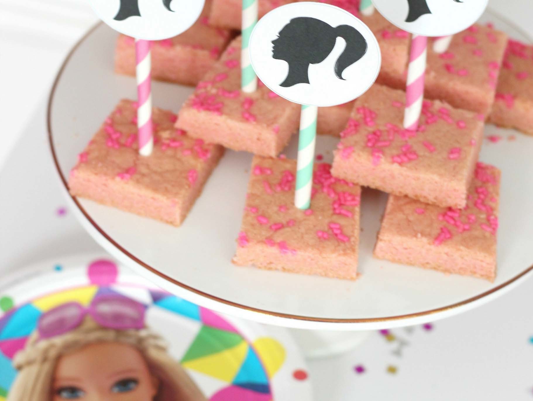 Pink Barbie Blondie Bars