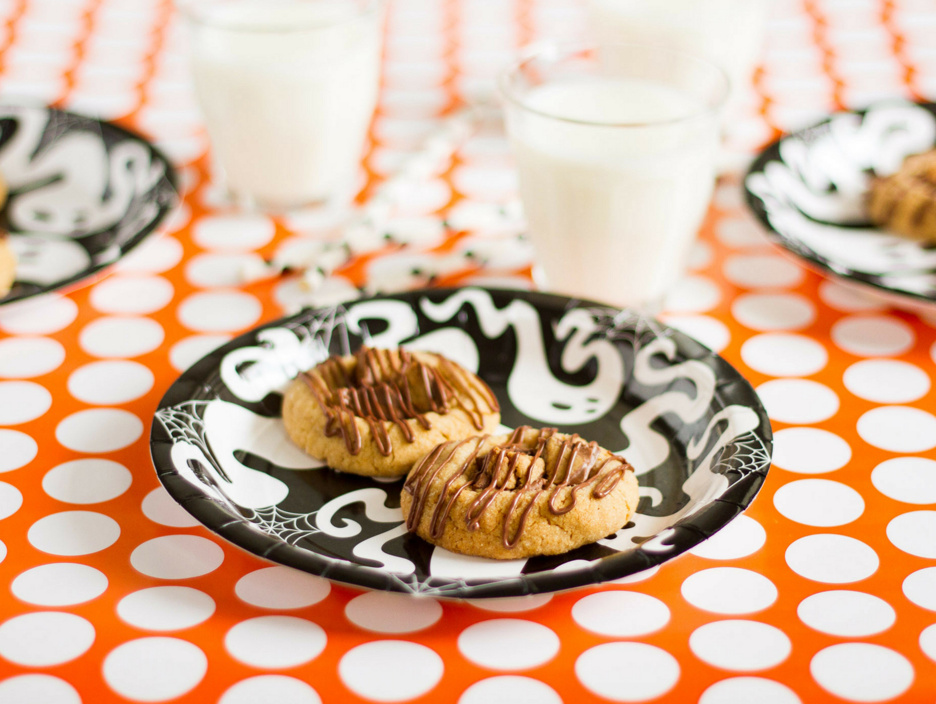 Candy Bar Thumbprint Cookies