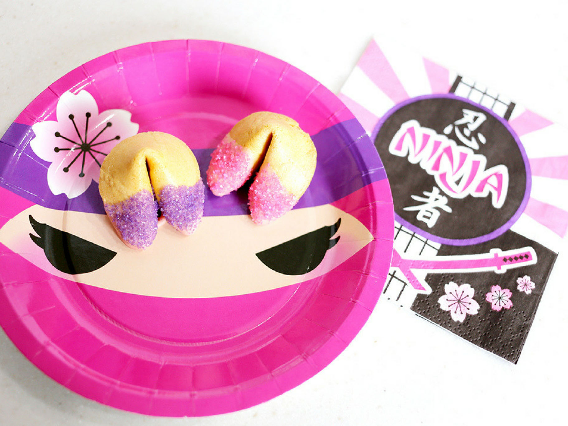 Chocolate Dipped Fortune Cookies
