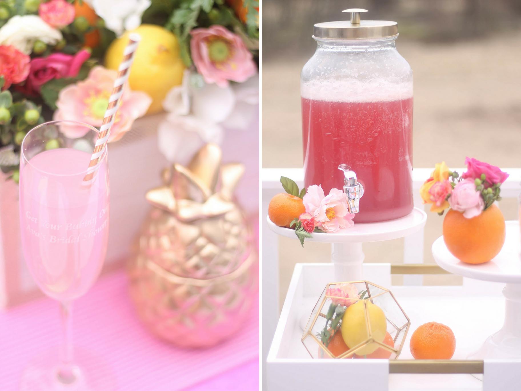 Fizzy Pink Cocktail