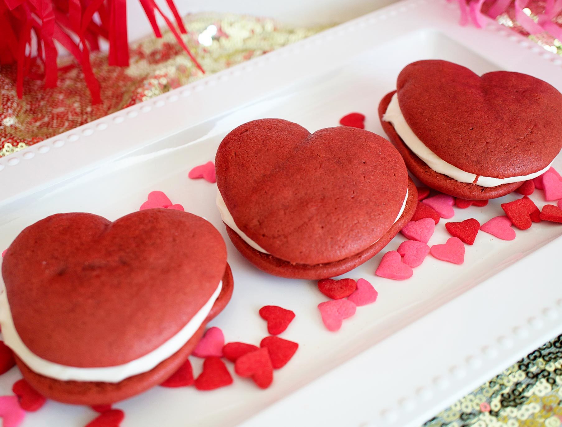 Heart Whoopie Pies