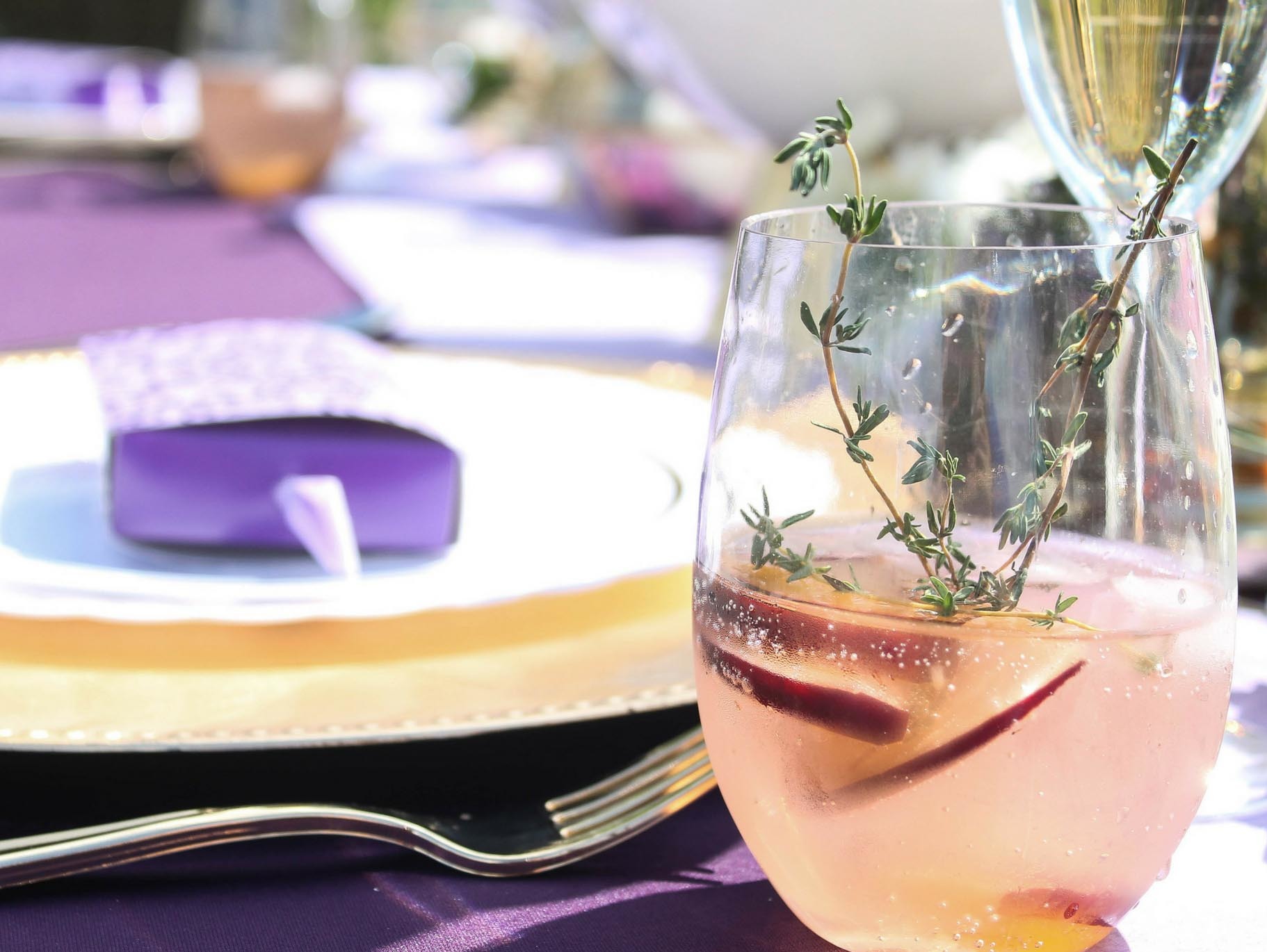 Plum Prosecco Cocktail