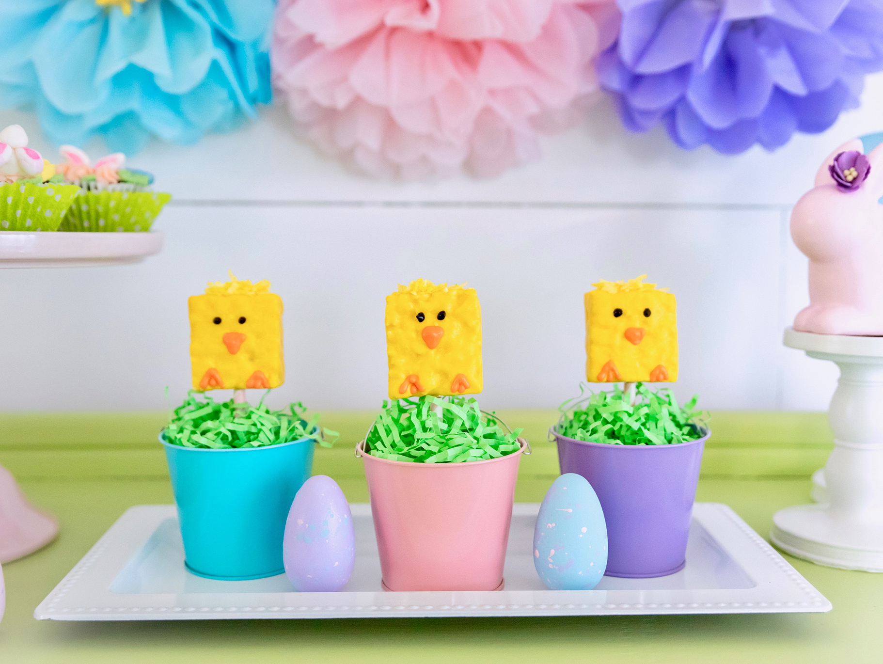 Rice Krispies Treat Easter Chicks