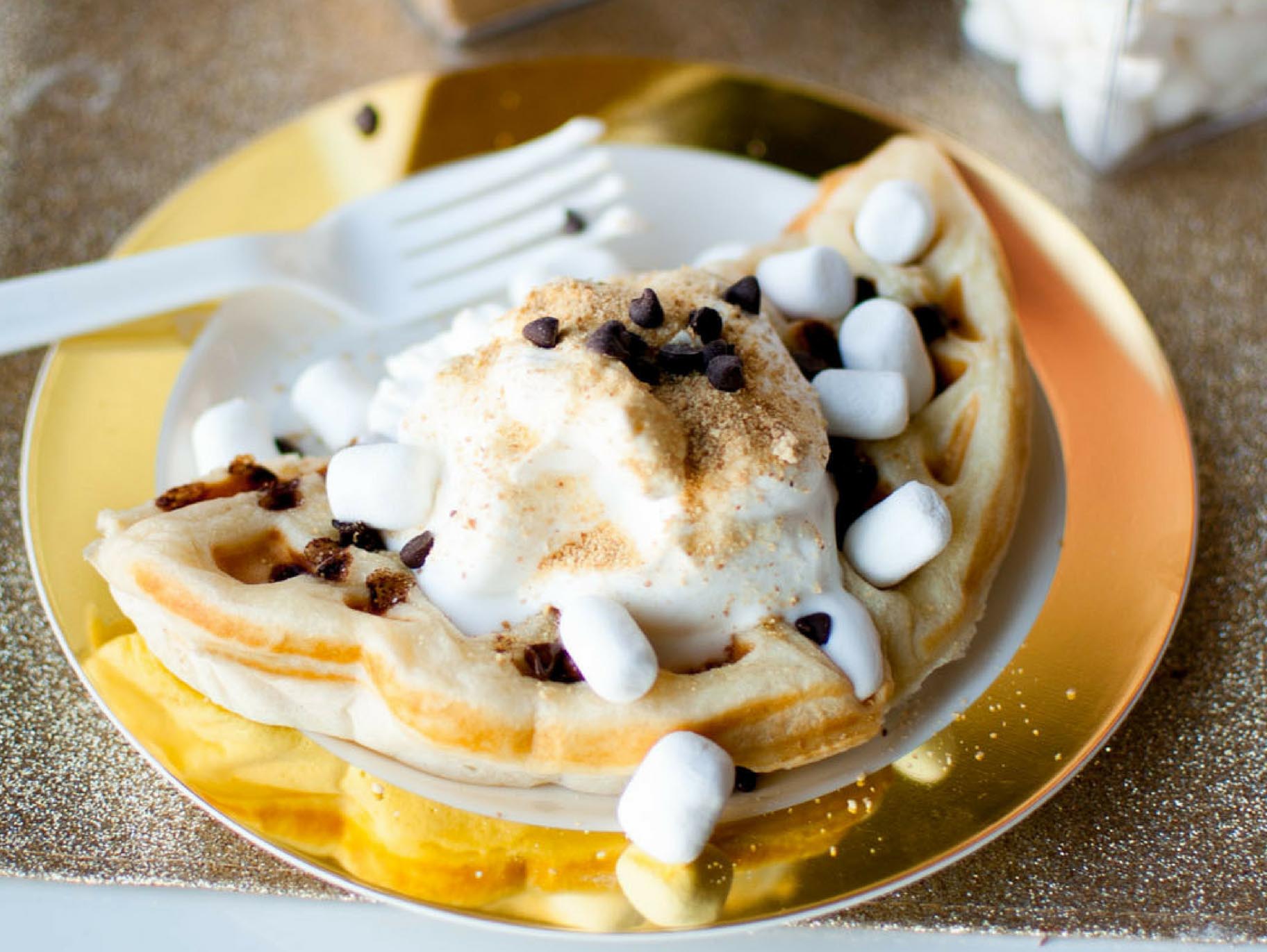 S'Mores Waffle Recipe