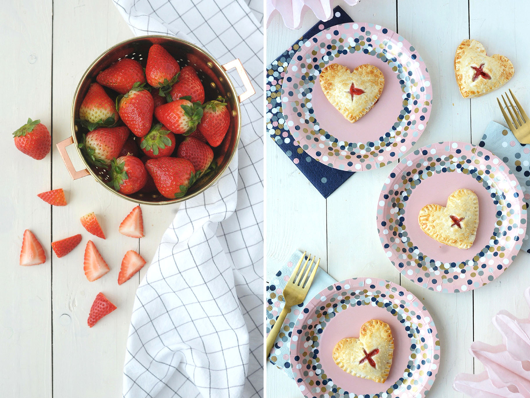 Strawberry Heart Hand Pie Recipe