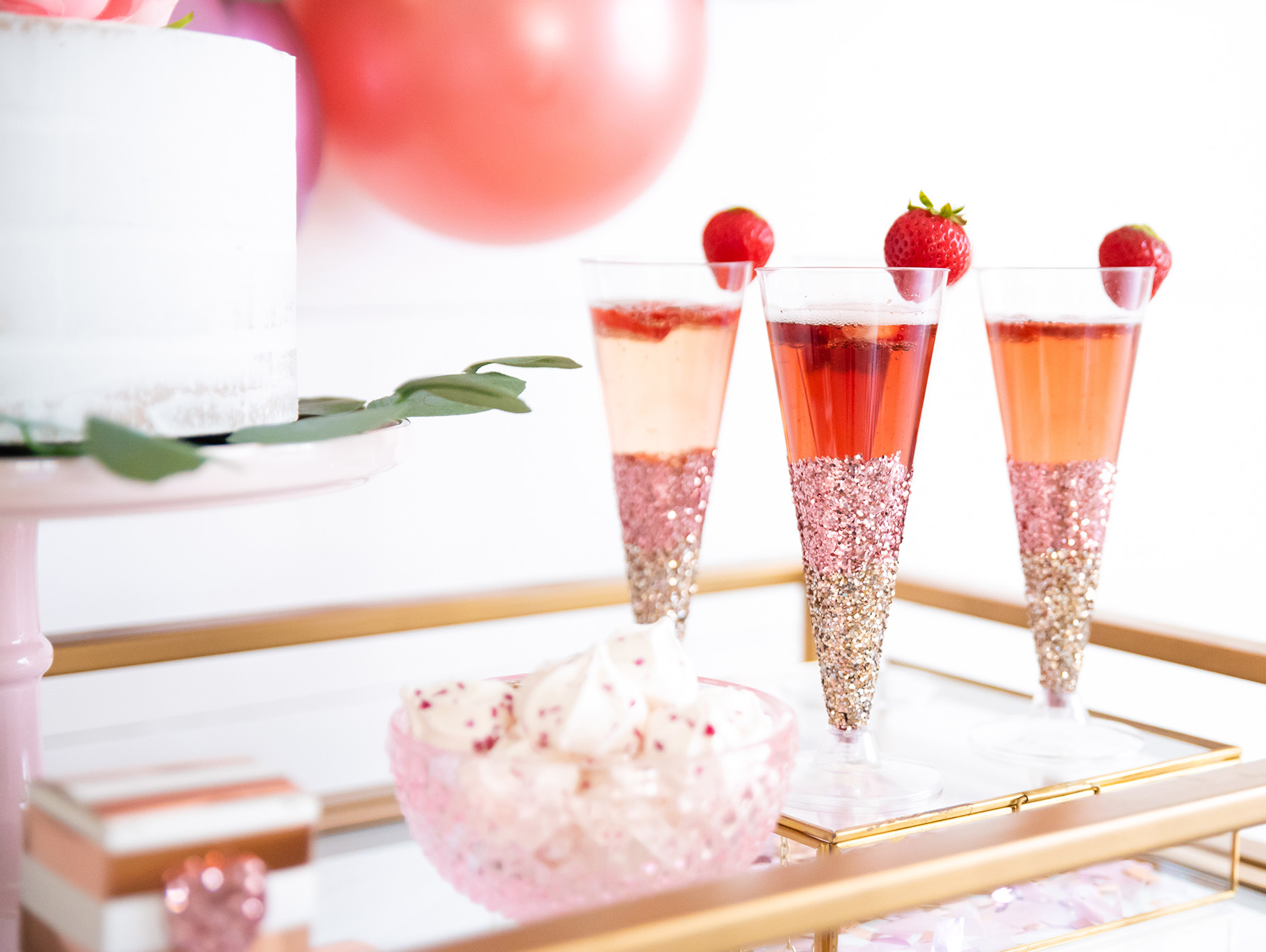 Strawberry Kir Royale