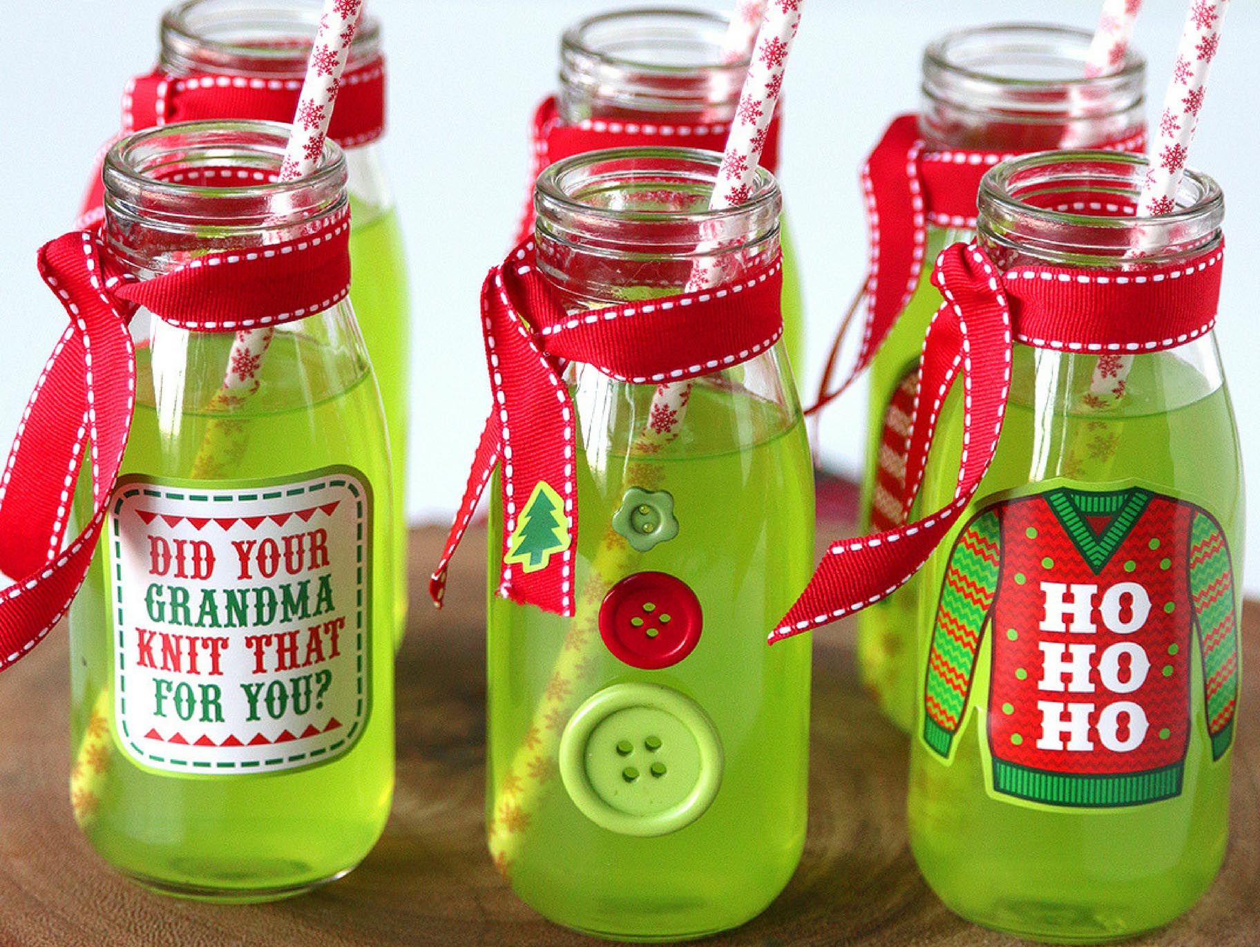  Ugly Christmas Sweater Holiday Drinking Gift Idea