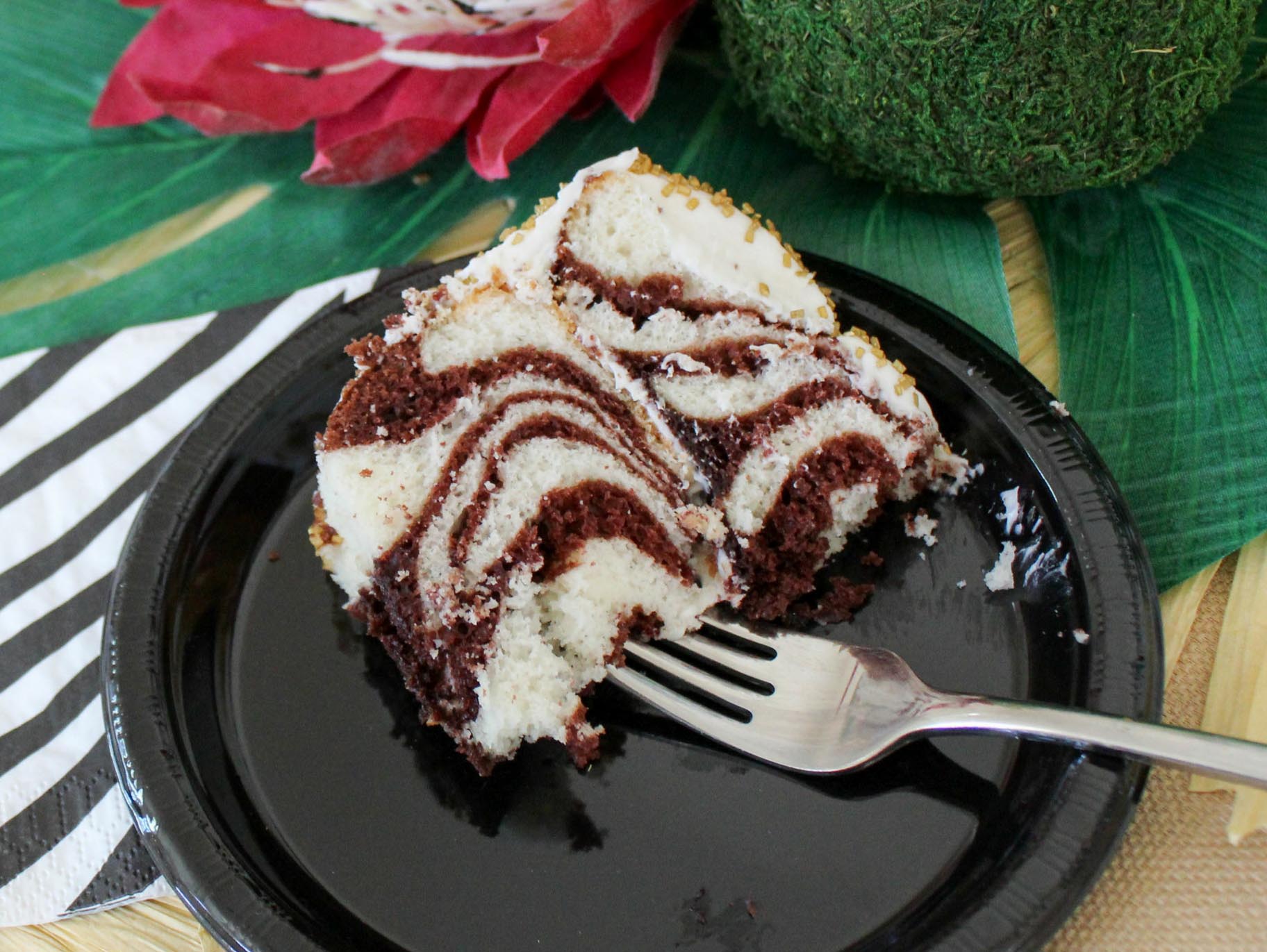 Zebra Cake: Adorable Cake Recipe & Tutorial - Chelsweets