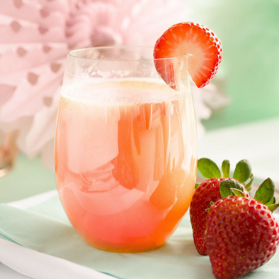 Blush Strawberry Mint Mocktails