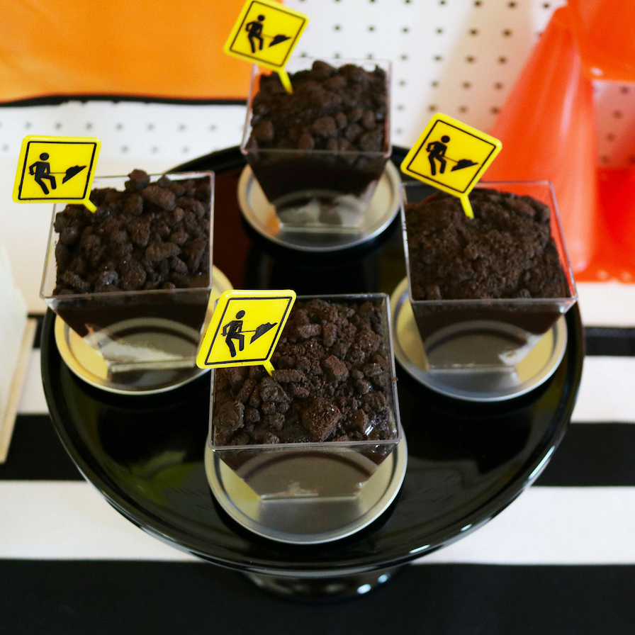 Diggin' Brownie Pudding Parfaits