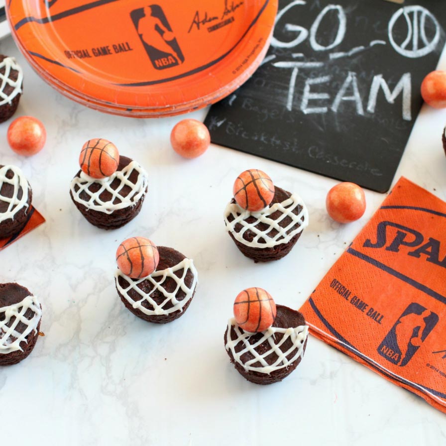 Buzzer Beater Brownie Bites