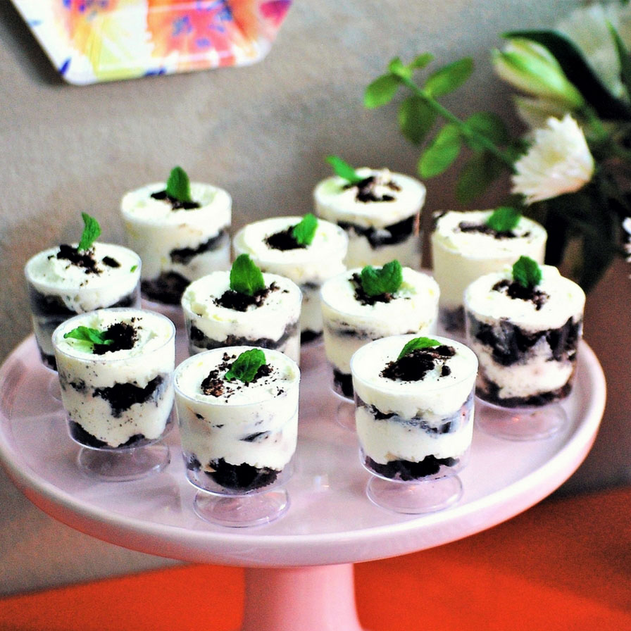 Cookies and Cream Mini Trifles