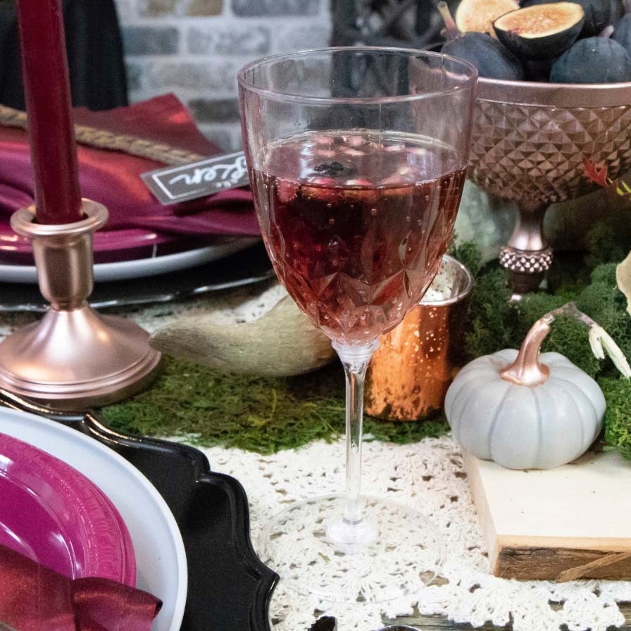 Pomegranate & Blackberry Vodka Cocktail