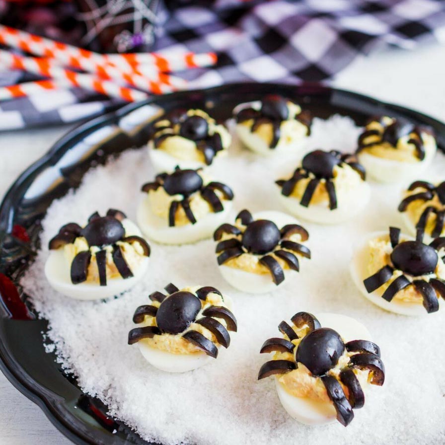 Deviled Egg Spiders Recipe | Fun365