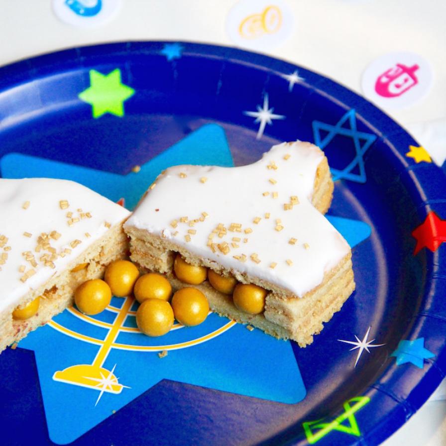 Dreidel Surprise Cookies