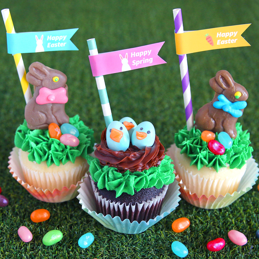 Easter Cupcakes 2 Ways