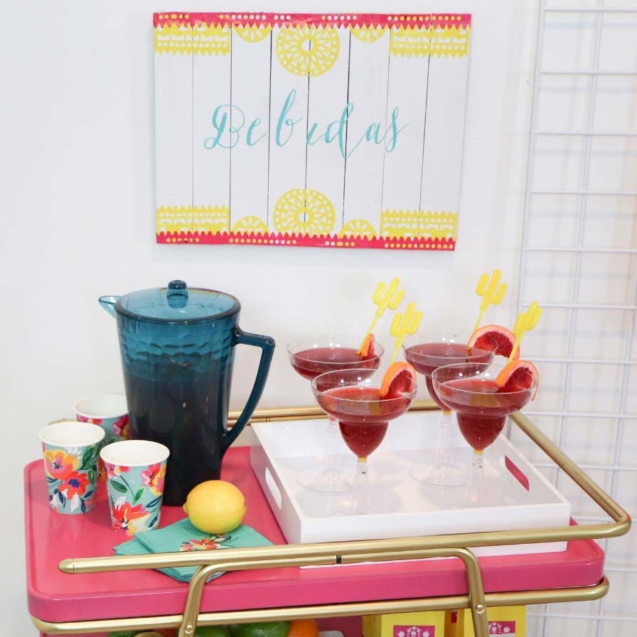 Blood Orange Tequila Fizz Punch