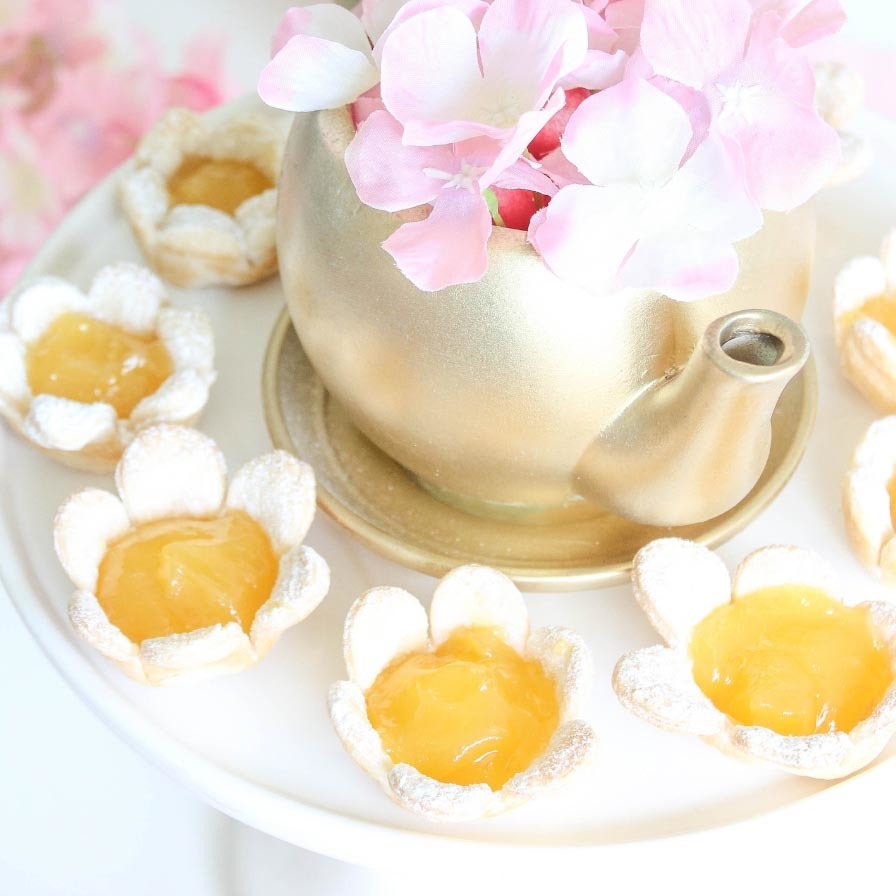 Lemon Flower Tarts